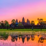 Angkor Wat before sunrice, Cambodia.